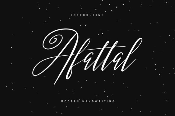 Afattal: A Timeless Handwritten Typeface for Digital Branding