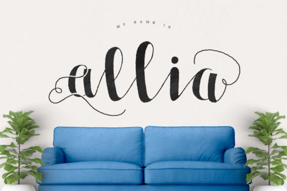 Allia: A Handwritten Font That Earns Its Place in Real Campaigns