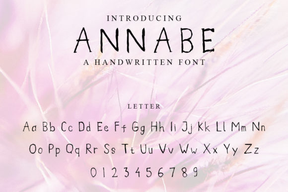 Annabe: A Handwritten Font That Commands Attention