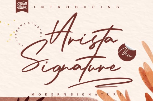 Arista Signature: A Handwritten Font That Feels Like Home