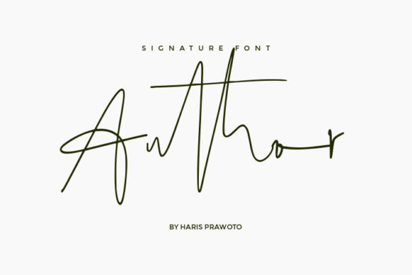 Author Handwritten Font for Crafters & Small Business Owners