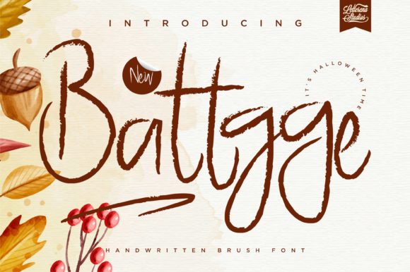 Battgge: A Brushed Handwritten Font That Feels Human and Polished