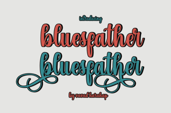 Bluefather: A Vintage Handwritten Font That Sets the Mood