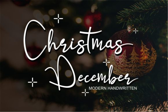 Christmas December: A Handwritten Font That Feels Like a Quiet Holiday Morning