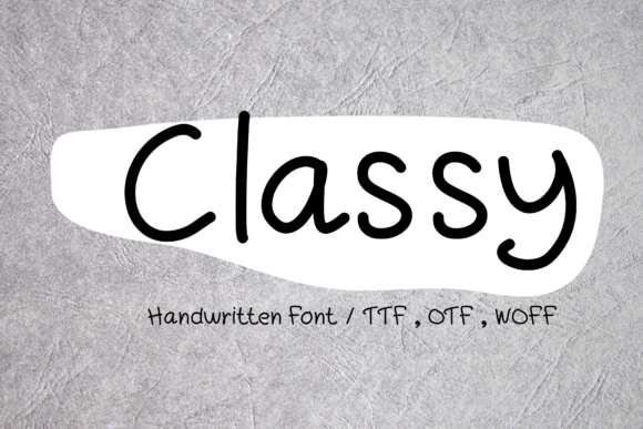 Classy Handwritten Font for Small Business Branding
