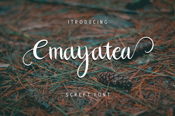 Cmayatea: A Tropical Handwritten Font for Campaign Headlines
