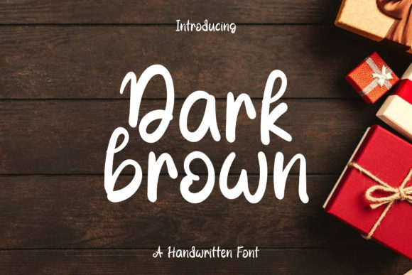 Dark Brown Font: A Handwritten Touch That Elevates Real Business Branding