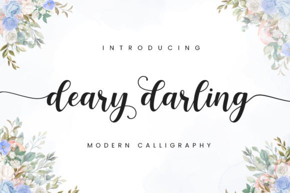 Deary Darling: A Script Font That Feels Like a Thoughtful Pause