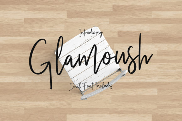 Glamoush: A Handwritten Font That Makes Your Campaigns Instantly Recognizable