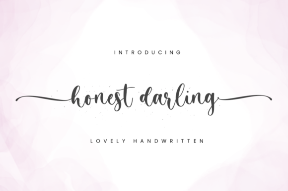 Honest Darling: A Thoughtful Script Font for Editorial Warmth