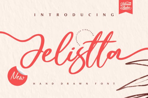 Jelistta: A Relaxed Handwritten Font for Casual Branding