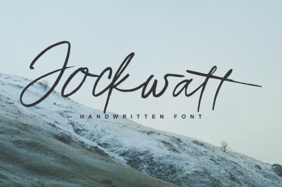 Jockwatt: A Modern Script Font for Editorial Clarity and Charm