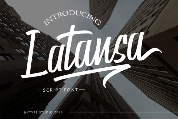 Latansa: A Bold Script Font for Scroll-Stopping Brand Content