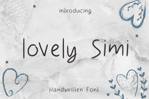 Lovely Simi: A Dainty Handwritten Font for Crafters & Sellers