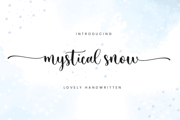 Mystical Snow: A Script Font That Elevates Brand Identity