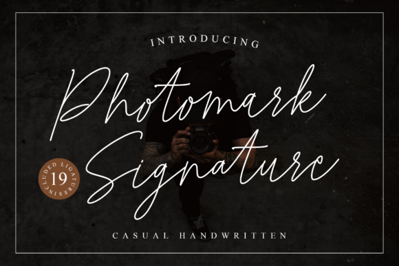 Photomark Signature: A Handwritten Font That Makes Your Brand Feel Human