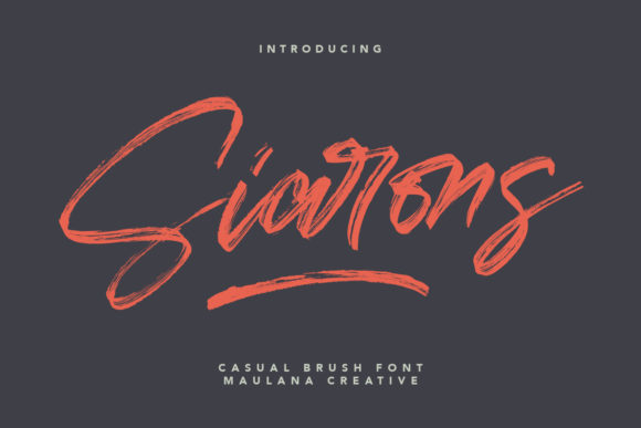 Siarons: A Handwritten Font That Makes Your Brand Feel Human