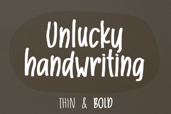 Unlucky: A Sweet, Quirky Handwritten Font That Elevates Your Brand